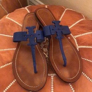 Tory Burch Cobalt Blue Sandals
